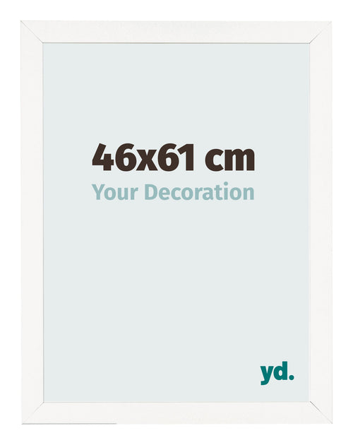 Cornice 46x61 cm Bianco Lucente MDF Bologna Davanti Dimensione | Yourdecoration.it