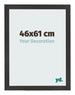 Cornice 46x61 cm Nero Opaco MDF Bologna Davanti Dimensione | Yourdecoration.it
