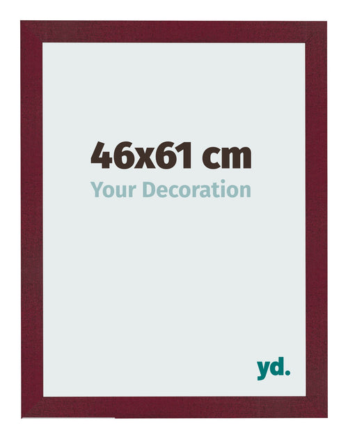 Cornice 46x61 cm Vino Rosso Spazzato MDF Bologna Davanti Dimensione | Yourdecoration.it