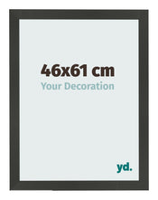 Cornice 46x61cm Antracite MDF Bologna Davanti Dimensione | Yourdecoration.it