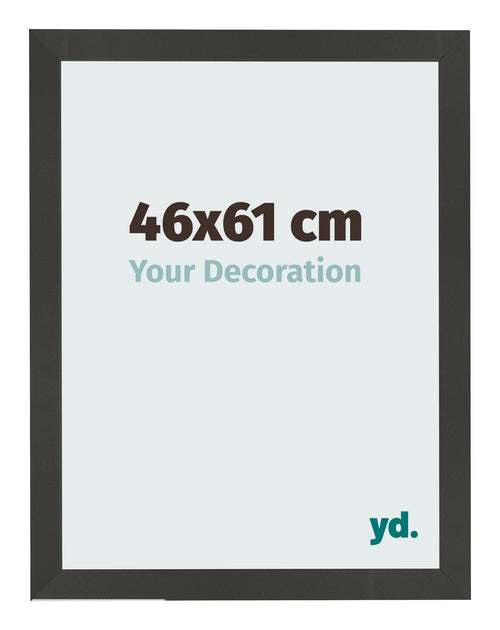 Cornice 46x61cm Antracite MDF Bologna Davanti Dimensione | Yourdecoration.it