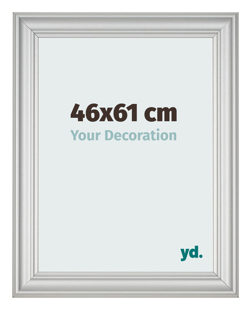 Cornice 46x61cm Argento Opaco MDF Lazio Davanti Dimensione | Yourdecoration.it