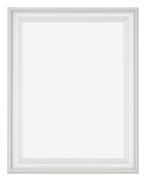 Cornice 46x61cm Bianco Spazzato MDF Lazio Davanti | Yourdecoration.it