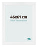 Cornice 46x61cm Bianco Vintage MDF Pisa Davanti Dimensione | Yourdecoration.it