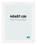 Cornice 46x61cm Bianco Vintage MDF Pisa Davanti Dimensione | Yourdecoration.it