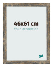 Cornice 46x61cm Blu Oro Fondente MDF Bologna Davanti Dimensione | Yourdecoration.it