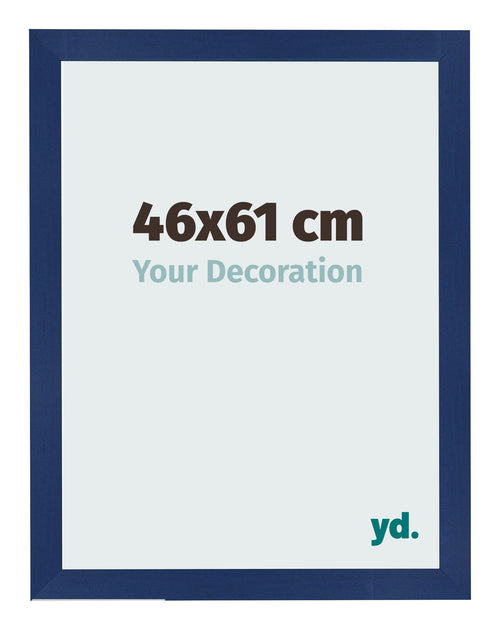 Cornice 46x61cm Blu Scuro Spazzato MDF Bologna Davanti Dimensione | Yourdecoration.it