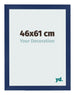 Cornice 46x61cm Blu Scuro Spazzato MDF Bologna Davanti Dimensione | Yourdecoration.it