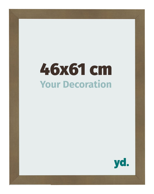Cornice 46x61cm Bronzo Decorativo MDF Bologna Davanti Dimensione | Yourdecoration.it