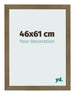 Cornice 46x61cm Bronzo Decorativo MDF Bologna Davanti Dimensione | Yourdecoration.it