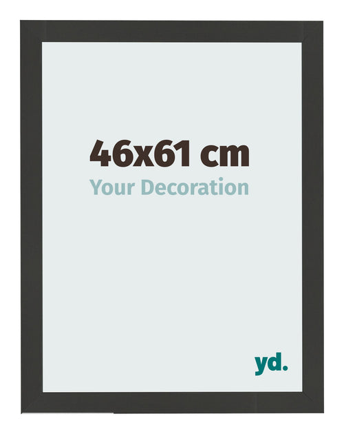 Cornice 46x61cm Grana Di Legno Nero MDF Bologna Davanti Dimensione | Yourdecoration.it