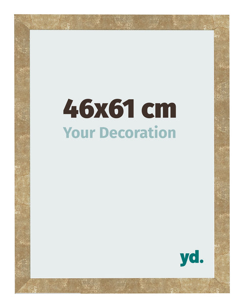 Cornice 46x61cm Oro Antico MDF Bologna Davanti Dimensione | Yourdecoration.it