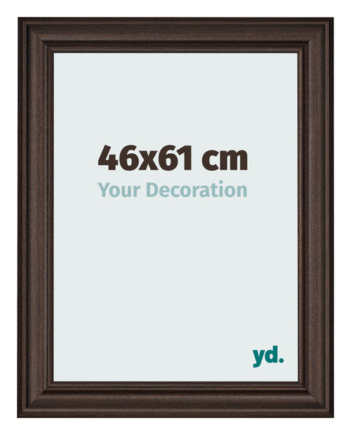 Cornice 46x61cm Quercia Scura MDF Lazio Davanti Dimensione | Yourdecoration.it