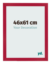 Cornice 46x61cm Rosso MDF Bologna Davanti Dimensione | Yourdecoration.it