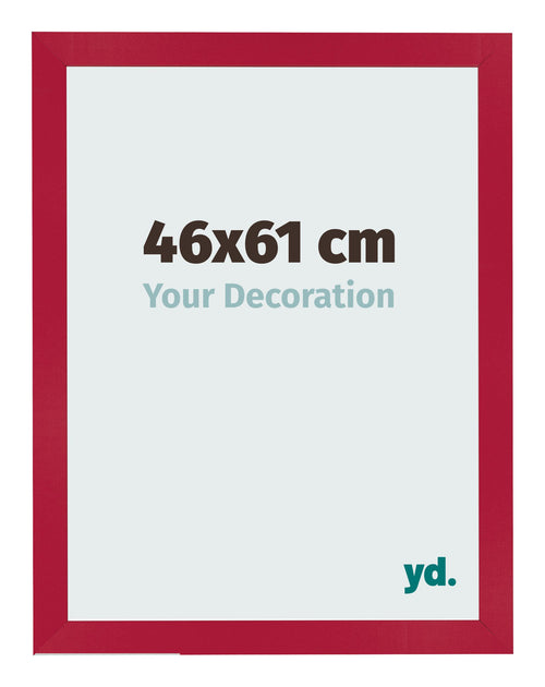 Cornice 46x61cm Rosso MDF Bologna Davanti Dimensione | Yourdecoration.it