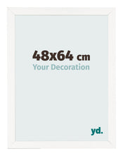 Cornice 48x64 cm Bianco Lucente MDF Bologna Davanti Dimensione | Yourdecoration.it