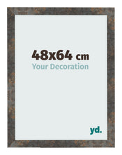 Cornice 48x64 cm Metallo Ossidato MDF Bologna Davanti Dimensione | Yourdecoration.it