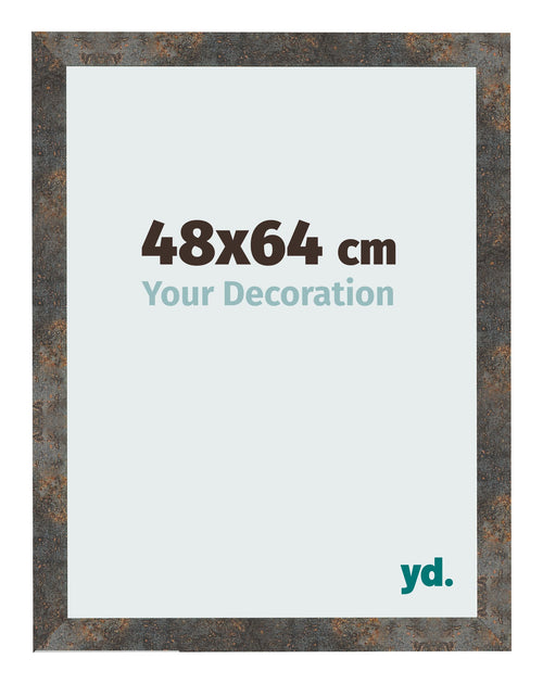 Cornice 48x64 cm Metallo Ossidato MDF Bologna Davanti Dimensione | Yourdecoration.it