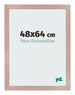 Cornice 48x64 cm Rosa Antico MDF Bologna Davanti Dimensione | Yourdecoration.it