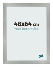 Cornice 48x64cm Alluminio Spazzolato MDF Bologna Davanti Dimensione | Yourdecoration.it