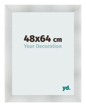 Cornice 48x64cm Alluminio Spazzolato MDF Pisa Davanti Dimensione | Yourdecoration.it
