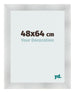 Cornice 48x64cm Alluminio Spazzolato MDF Pisa Davanti Dimensione | Yourdecoration.it
