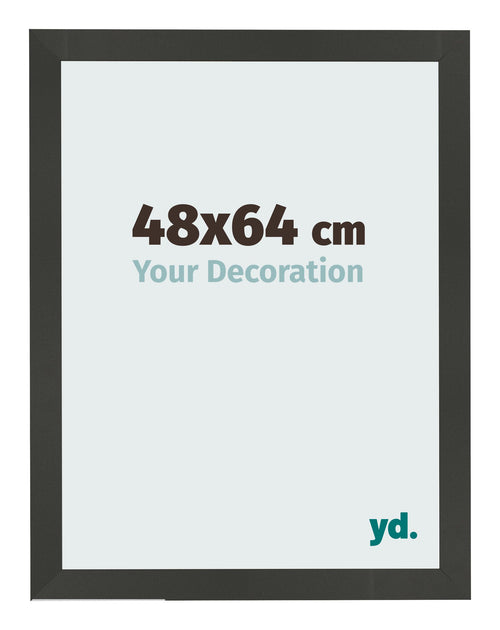 Cornice 48x64cm Antracite MDF Bologna Davanti Dimensione | Yourdecoration.it