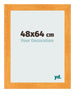 Cornice 48x64cm Arancione MDF Pisa Davanti Dimensione | Yourdecoration.it