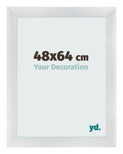 Cornice 48x64cm Argento Nero Spazzato MDF Pisa Davanti Dimensione | Yourdecoration.it