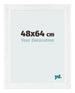 Cornice 48x64cm Bianco Vintage MDF Pisa Davanti Dimensione | Yourdecoration.it