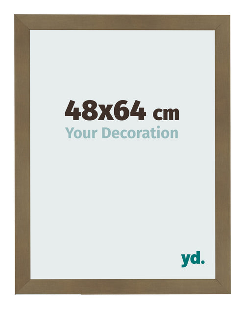 Cornice 48x64cm Bronzo Decorativo MDF Bologna Davanti Dimensione | Yourdecoration.it