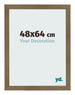 Cornice 48x64cm Bronzo Decorativo MDF Bologna Davanti Dimensione | Yourdecoration.it