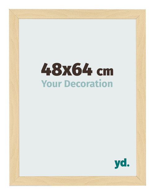 Cornice 48x64cm Faggio Decorativo MDF Bologna Davanti Dimensione | Yourdecoration.it