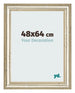 Cornice 48x64cm Lucentezza Metallica MDF Lazio Davanti Dimensione | Yourdecoration.it