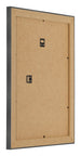 Cornice 48x64cm Nero Argento Lucido MDF Pisa Retro Obliquo | Yourdecoration.it