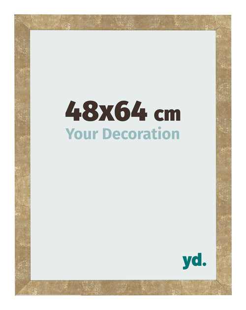 Cornice 48x64cm Oro Antico MDF Bologna Davanti Dimensione | Yourdecoration.it