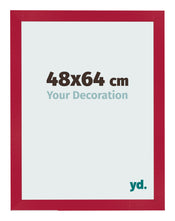 Cornice 48x64cm Rosso MDF Bologna Davanti Dimensione | Yourdecoration.it