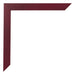 Cornice 48x64cm Vino Rosso Spazzato MDF Bologna Dettaglio Angolo | Yourdecoration.it