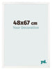 Cornice 48x67 cm Bianco Lucente MDF Bologna Davanti Dimensione | Yourdecoration.it