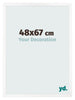 Cornice 48x67 cm Bianco Opaco MDF Bologna Davanti Dimensione | Yourdecoration.it