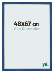 Cornice 48x67 cm Blu Scuro MDF Bologna Davanti Dimensione | Yourdecoration.it
