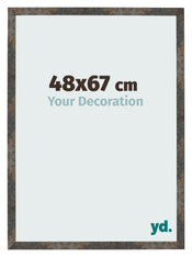 Cornice 48x67 cm Metallo Ossidato MDF Bologna Davanti Dimensione | Yourdecoration.it