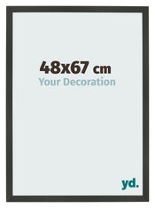 Cornice 48x67cm Antracite MDF Bologna Davanti Dimensione | Yourdecoration.it