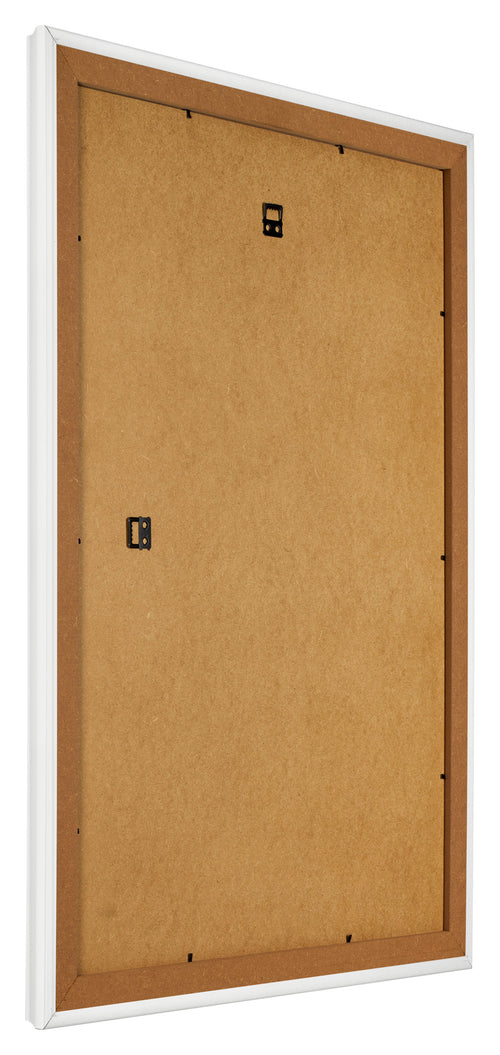 Cornice 48x67cm Bianco Spazzato MDF Lazio Retro Obliquo | Yourdecoration.it