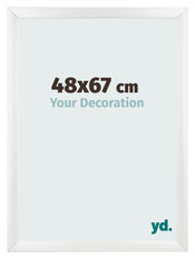 Cornice 48x67cm Bianco Vintage MDF Pisa Davanti Dimensione | Yourdecoration.it