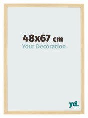 Cornice 48x67cm Faggio Decorativo MDF Bologna Davanti Dimensione | Yourdecoration.it
