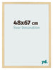 Cornice 48x67cm Faggio Decorativo MDF Bologna Davanti Dimensione | Yourdecoration.it