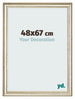 Cornice 48x67cm Lucentezza Metallica MDF Lazio Davanti Dimensione | Yourdecoration.it