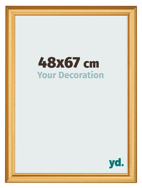 Cornice 48x67cm Oro Opaco MDF Lazio Davanti Dimensione | Yourdecoration.it