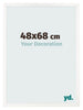 Cornice 48x68 cm Bianco Lucente MDF Bologna Davanti Dimensione | Yourdecoration.it